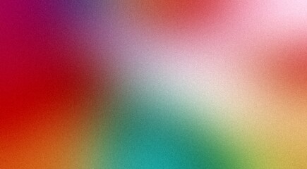 Red orange green black blue , template empty space , rough grainy noise grungy texture color gradient rough abstract background shine bright light and glow