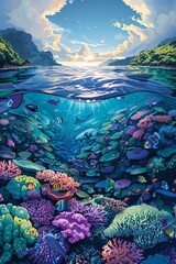 A mesmerizing illustration highlights the intricate skeletal structure of a sea lion, adapted for both swimming and navigating on land, Blender