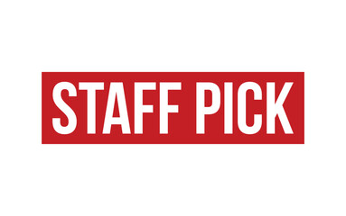 Staff Pick Stamp. Staff Pick Rubber grunge Stamp Seal