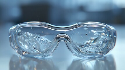 Transparent Safety Goggles for Secure Vision and Workplace Protection