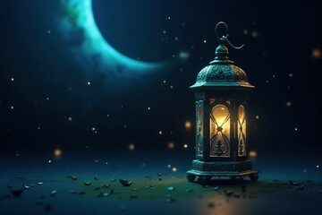 islamic lantern background for eid ul adha