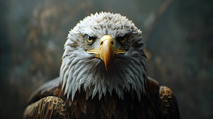 Obraz premium Majestic Bald Eagle,a Powerful Symbol of American Freedom