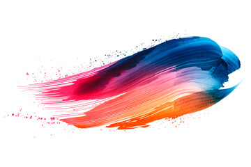 color brush stroke isolated background png