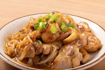 鶏肉もやし炒め