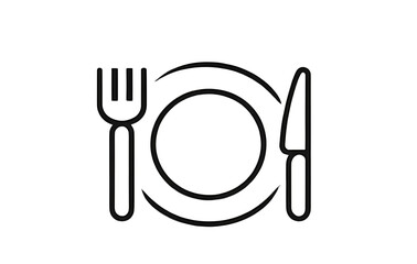 food icon isolated on white background
