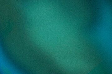 Green-azure calm gradient, rough abstract texture in retro style, grainy noise. - 784492562