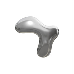 y2k metal elements transparent