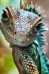Fototapeta premium Chameleon Charm: Mesmerizing Images of Colorful Reptilian Wonders