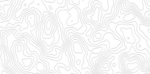Fototapeta premium topographic contours map background with geometric lines, Geographic mountain contours vector abstract background, Blank Detailed Topographic Contour Map.
