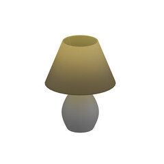 lamp on a white background