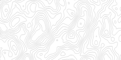 topographic contours map background with geometric lines, Geographic mountain contours vector abstract background, Blank Detailed Topographic Contour Map. - obrazy, fototapety, plakaty