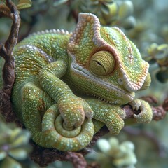 Chameleon Charm: Mesmerizing Images of Colorful Reptilian Wonders