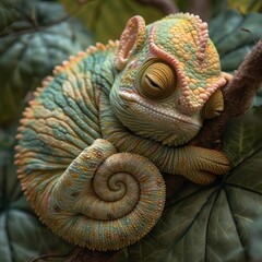 Chameleon Charm: Mesmerizing Images of Colorful Reptilian Wonders