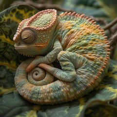 Chameleon Charm: Mesmerizing Images of Colorful Reptilian Wonders