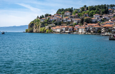 Lake Ohrid, North Macedonia - obrazy, fototapety, plakaty