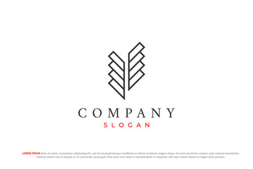 letter u and pair of wings logo