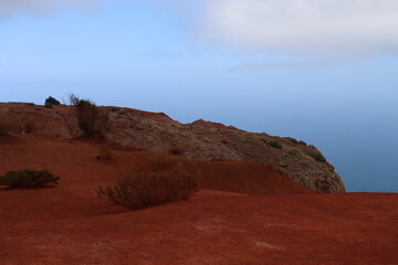 Fototapeta premium Landscape at the Mirador de Abrante on the canary island La Gomera