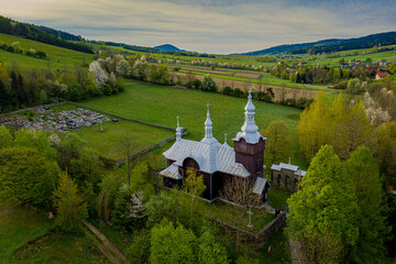 Kościół, Czyrna (j. łemkowski Чырна) `Małopolska, Poland, EU