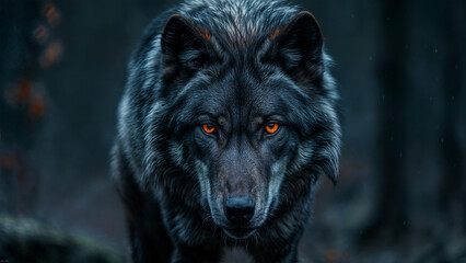 Wolf Hunts at Night