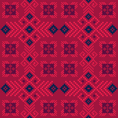 Traditional ethnic, geometric, ethnic,culture,ikat, fabric pattern for textiles,rugs,wallpaper,clothing,sarong,batik,wrap,embroidery,print,background, illustration, ikat,  black and red pattern,brown 