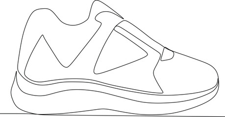 continuous line of cool shoes