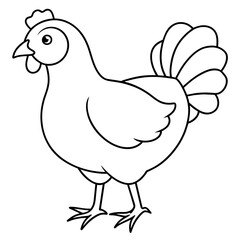 hen and chicken vector illustration mascot,hen silhouette,vector,icon,svg,characters,Holiday t shirt,black chicken cartoon drawn trendy logo Vector illustration,chicken on a white background,eps,png,l