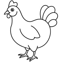 hen and chicken vector illustration mascot,hen silhouette,vector,icon,svg,characters,Holiday t shirt,black chicken cartoon drawn trendy logo Vector illustration,chicken on a white background,eps,png,l