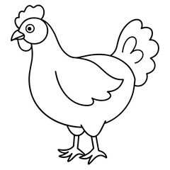 hen and chicken vector illustration mascot,hen silhouette,vector,icon,svg,characters,Holiday t shirt,black chicken cartoon drawn trendy logo Vector illustration,chicken on a white background,eps,png,l