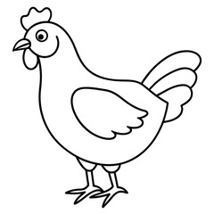 hen and chicken vector illustration mascot,hen silhouette,vector,icon,svg,characters,Holiday t shirt,black chicken cartoon drawn trendy logo Vector illustration,chicken on a white background,eps,png,l