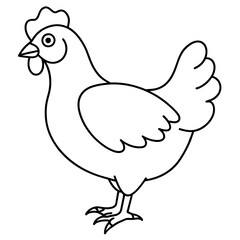 hen and chicken vector illustration mascot,hen silhouette,vector,icon,svg,characters,Holiday t shirt,black chicken cartoon drawn trendy logo Vector illustration,chicken on a white background,eps,png,l