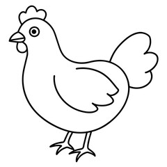 hen and chicken vector illustration mascot,hen silhouette,vector,icon,svg,characters,Holiday t shirt,black chicken cartoon drawn trendy logo Vector illustration,chicken on a white background,eps,png,l