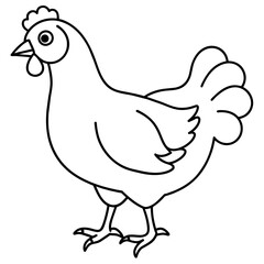 hen and chicken vector illustration mascot,hen silhouette,vector,icon,svg,characters,Holiday t shirt,black chicken cartoon drawn trendy logo Vector illustration,chicken on a white background,eps,png,l