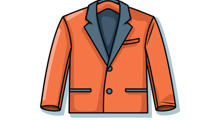 Sports jacket icon. Outline illustration of sports