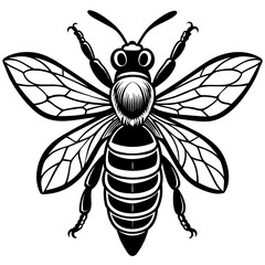 bee and flower vector illustration mascot,Honnybee silhouette,vector,icon,svg,characters,Holiday t shirt,black bee cartoon drawn trendy logo Vector illustration,bee on a white background,eps,png,line 