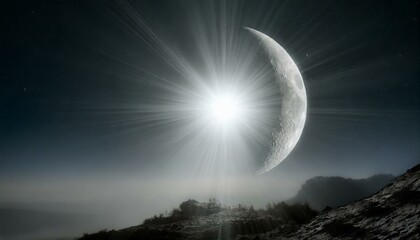 月と太陽