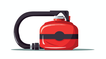 Stylized icon of the canister of gasoline on a whit