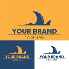 Airplane themed bird logo design, bird logo, airplane logo brand