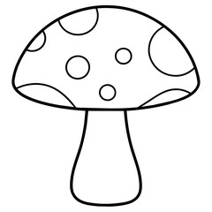 mushroom vector illustration mascot,mushroom silhouette,vector,icon,svg,characters,Holiday t shirt,black mushroom cartoon drawn trendy logo Vector illustration,mushroom on a white background,eps,png,l