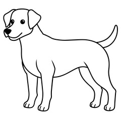 Dog vector illustration mascot,Dog silhouette,vector,icon,svg,characters,Holiday t shirt,black Dog cartoon drawn trendy logo Vector illustration,Dog on a white background,eps,png,line art