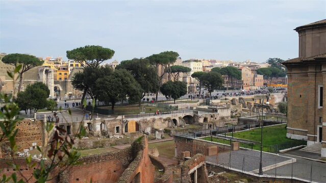 Forum of Augustus in Rome, Italy