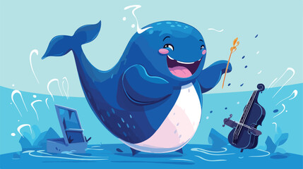 Symphony Conductor Whale Leading Orchestra Musical