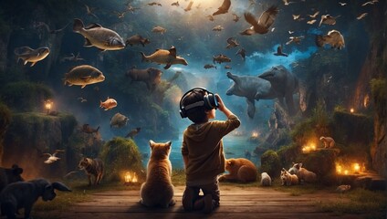 Virtual Reality , Vr headset high Quality image