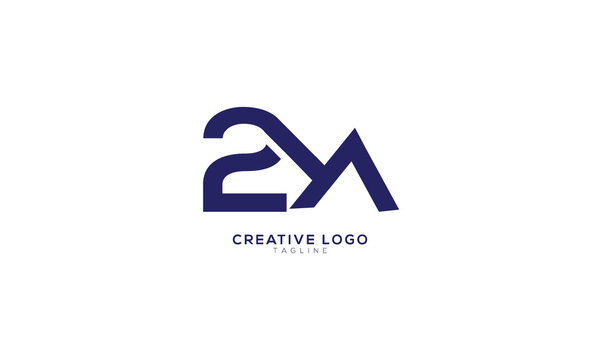 2M 2Y  Abstract initial monogram letter alphabet logo design