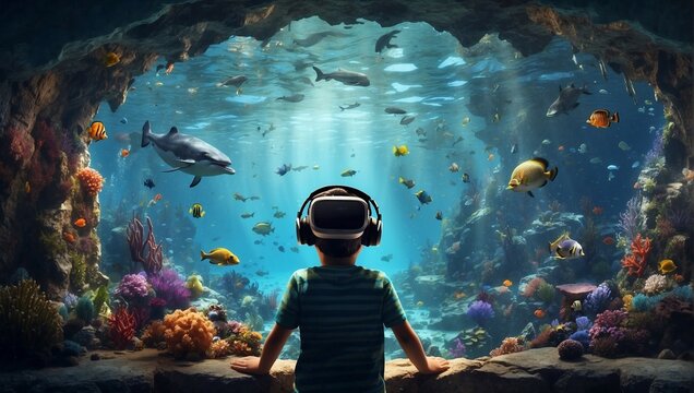 Virtual Reality , Vr headset high Quality image