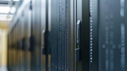 Row of Servers in a Data Center