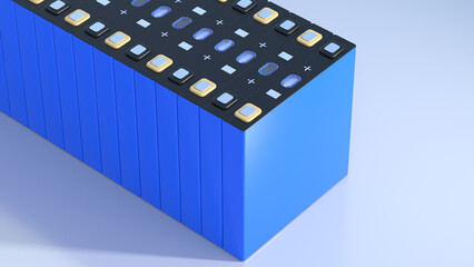 prismatic cells, rectangular lithium ion phosphate LFP battery's for modern electric vehicles and...