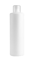 Plastic bottle for liquid soap , gel, lotion, cream, shampoo, bath foam and other cosmetics isolated on white background.