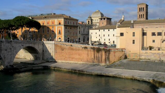 Basilica of St. Bartholomew in Rome, Italy