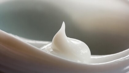 Generated image of cream care close up