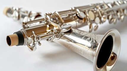 trumpet isolated on white